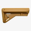 B5 Systems AR-15 Bravo-C fixed stock erbjuder ergonomiskt kindstöd, anti-rotations QD sling mounts och en halkfri kudde, tillverkad av Mil-Spec material.