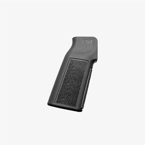 B5 Systems Type 22 P-Grip erbjuder en förbättrad ergonomi med ökad vertikal greppvinkel och aggressiv textur för bättre grepp och kontroll.