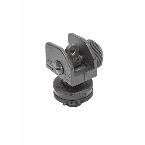 Komplett A2 rear sight kit för enkel montering på A2 upper receiver, inklusive alla nödvändiga delar för justering och precision.