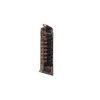 .45 Glock® 21, 30, 41 magasin med 18 skott, extremt stöttålig och kemikalieresistent, lätt att rengöra och med genomskinlig kropp för att se ammunition.