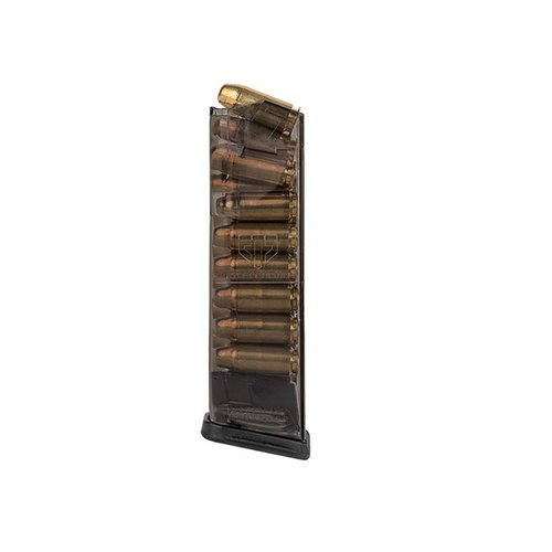ETS genomskinliga magasin för Glock 22, 16-rd .40 S&W, erbjuder hög synlighet, pålitlighet, enkel rengöring och exceptionell hållbarhet under extrema förhållanden.