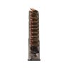 Passar Glock® 43X/48, kapacitet på 10 och 19 skott, lätt att demontera, extrem slagmotstånd, kemikalieresistent och genomskinlig kropp för att se ammunition.
