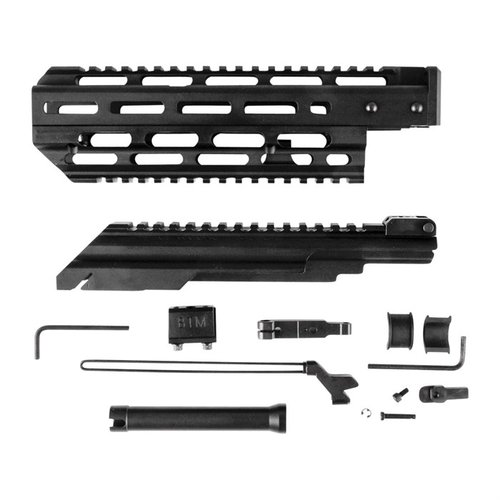 AKM GEN-3 Dog Leg Scope Rail och Hand Guard erbjuder optimal balans, snabb målfångst och modularitet, med M-LOK-kompatibilitet och robust design.