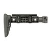ALPHA SERIES FIXED BEAM STOCKS erbjuder justerbar kindstöd och vadderad bakkappa, robust design med 3 QD slingfästen och kompatibilitet med 1913 rails.