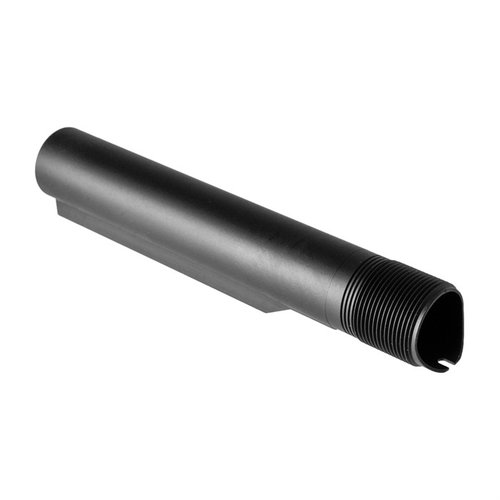 POF:s Anti Tilt Receiver Extension i 7075-T6 aluminium förhindrar carrier-tilt och slitage, med extra dräneringshål och låsfunktion för stabilitet.