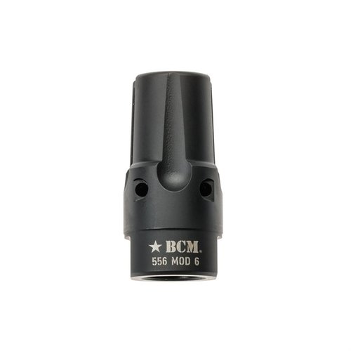 BCMGUNFIGHTER Compensator Mod 6-5.56 minskar muzzlerise, dämpa ljud och bländning, samt har en design som förhindrar uppkick av skräp vid skytte.
