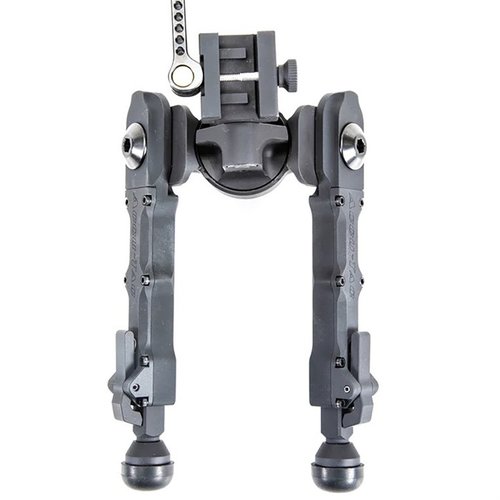 ACCU-TAC PC-4 bipod erbjuder justerbara benpositioner, snabb fästning på Picatinny rail och är tillverkad av högkvalitativt flygplansaluminium.