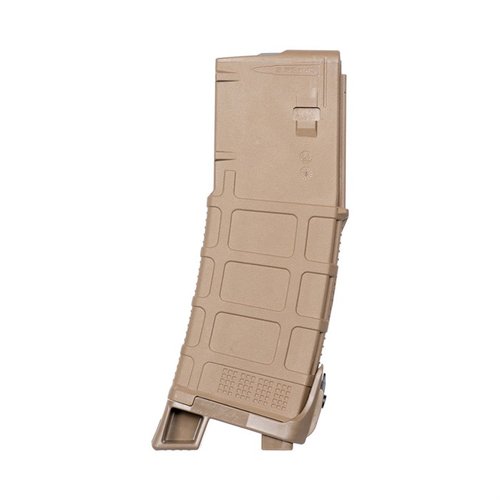 MAGPOD för Gen M3 PMAG erbjuder en ergonomisk design med en säker dockningsplats för Multitasker NANO/NANO2, samt en greppvänlig TPU-basplatta för ökad stabilitet.