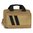 SAVIOR EQUIPMENT SPECIALIST SOFT PISTOL CASE TWO COMPARTMENT LOW PROFILE TAN