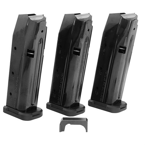 S15 GEN3 magasincombo kit för Glock 43X/48 inkluderar tre S15 magasin och en stålmagrelease, vilket ger pålitlighet och prestanda vid skytte.