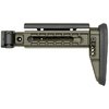 AK ALPHA Series Folding Stock erbjuder en robust och justerbar design med en tungt byggd mekanism, perfekt för både gevär och arm brace-användning.