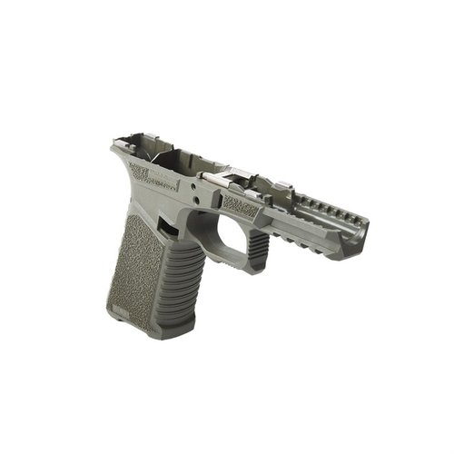 SCT 17 Full Size Stripped Polymer Frame erbjuder ergonomisk design, aggressiv textur, Picatinny rail och är kompatibel med Glock® Gen 3 17, 22, 31.