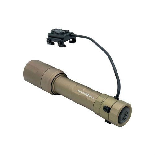 REIN 3.0 DUAL-FUEL WEAPONLIGHT erbjuder 100,000 Candela, 1250 lumen, IPX-8 vattentålighet och modulär design för överlägsen prestanda och hållbarhet.