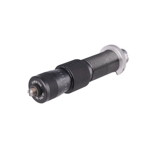 Forster XL ULTRA! Micrometer Seater Dies erbjuder hög precision med justeringar på .0005 till .001 tum, perfekt för stora patroner och enkel bullet byte.