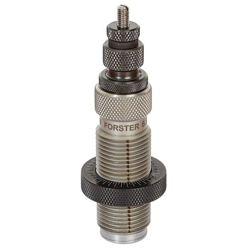 Forsters Bushing Full Length Sizing Die kit erbjuder högkvalitativa handpolerade dies och tre noggrant utvalda bushings för perfekt passform och precision.