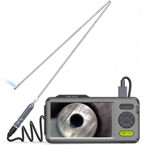 NTG200H FOCUS & FOLD Borescope med 5" HD-skärm erbjuder högupplösta bilder, vattentålig design och justerbar LED-belysning för effektiv inspektion.