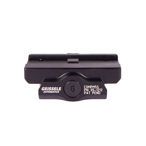 Super Precision® CompM5s optikfäste i 7075-T6 aluminium erbjuder maximal stabilitet och återställning till noll med 1,400 pounds klämkraft, perfekt för Aimpoint CompM5s.