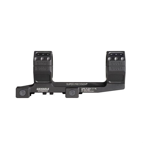 Super Precision® Zero Compromise Scope Mount erbjuder en robust design, 20 MOA cant, och enkel installation för precisionsskyttar som kräver det bästa.