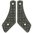 MIDWEST INDUSTRIES LEVER STOCK G10 LARGE PISTOL GRIP - GRAY BLACK