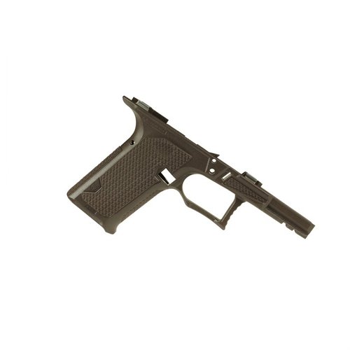 Lone Wolf CCS-ramen erbjuder en 19° greppvinkel, fläktad magwell, utbytbara bakstycken och integrerad LWA-greppstruktur för förbättrad precision och funktion.