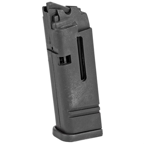 10-skotts 22 Long Rifle magasin som passar Glock 19 & 23. Svart finish och kompatibelt med alla generationer för en mångsidig skytteupplevelse.