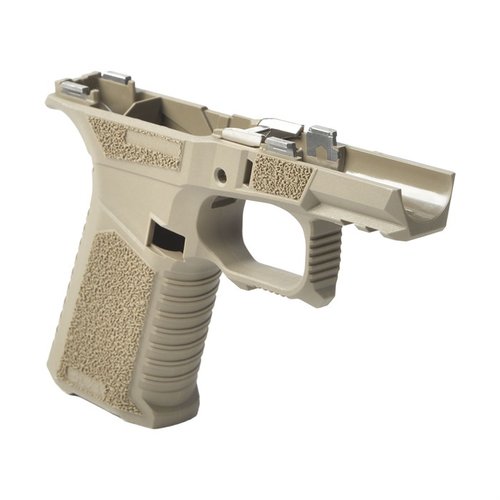 SCT 43X Sub Compact ram med ergonomisk design, aggressiv textur, flared mag well och kompatibilitet med Glock® 43X/48 för optimal prestanda.