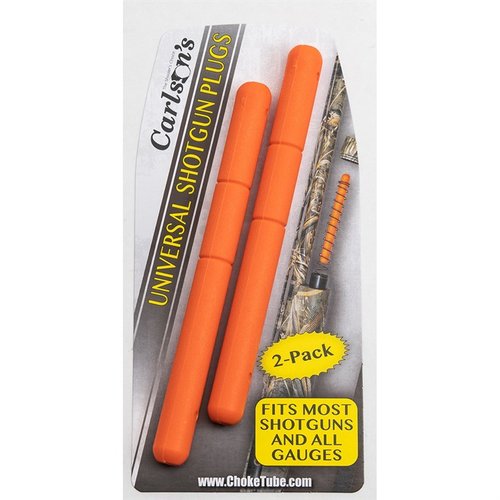 Carlsons universella shotgun plug kit gör det enkelt att minska kapaciteten från 4 till 2 patroner i de flesta hagelgevär, kan trimmas för perfekt passform.