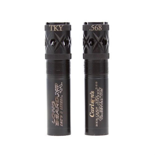 Carlsons Long Beard Turkey Choke ger tightare mönster och längre räckvidd med Winchester Long Beard patroner, perfekt för att fälla stora kalkoner.