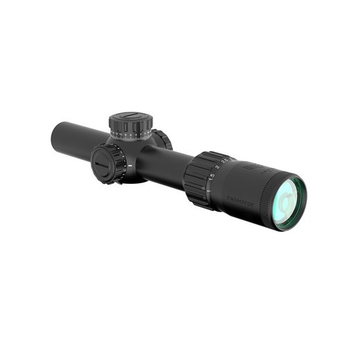 Tomahawk II LPVO 1-6x24mm erbjuder utmärkt optisk prestanda, 12 belysningsinställningar och en flexibel retikel för alla skjutbehov.
