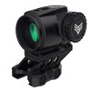Swampfox Raider 1X Micro Prism Sight erbjuder snabb och tydlig sikt med CQB-retikeln, robust design, lång batteritid och röd/grön belysning för mångsidig användning.