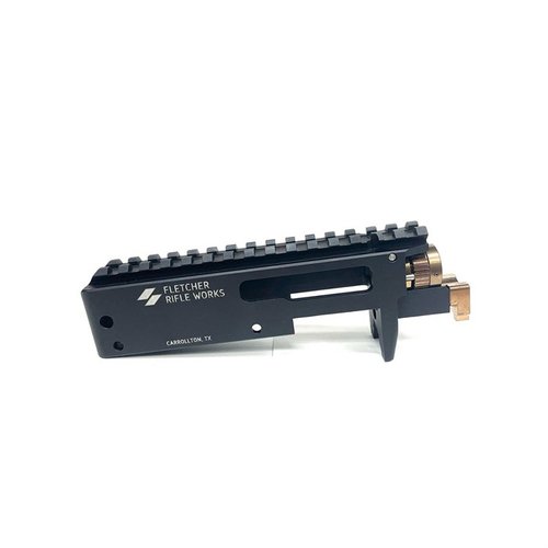 Ersättningsreceiver för Ruger® 10/22® Takedown, CNC-bearbetad i solid billet aluminium med svart anodisering, för enkel borttagning av bolt och delar utan att separera från stock.