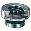 Universal shell holder R25 från LEE PRECISION passar de flesta reloading presses, men fungerar inte med Lee Auto Prime. Perfekt för effektiv omladdning!