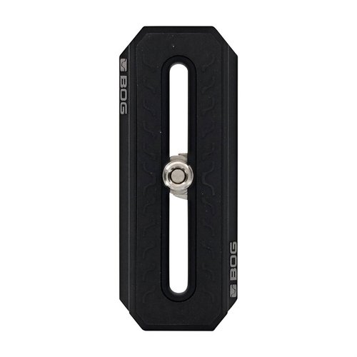 Säkerställ snabbare byten med BOG® 4" Optics Plate för Arca Swiss®-systemet, inklusive ¼-20 monteringsstud och 3/8-16 adapter för universell passform.