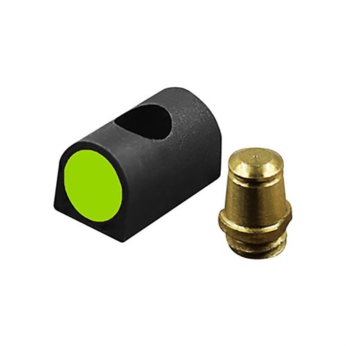 Den universella Vent Rib Standard Dot bead-sikten är hållbar, lätt att installera och erbjuder hög synlighet med en fotoluminescent punkt i grönt eller orange.