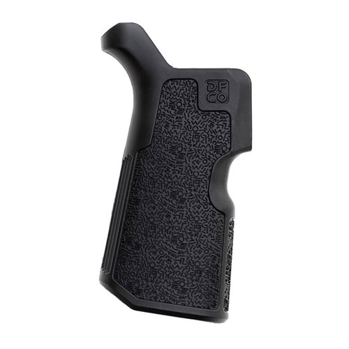 Kung Fu Grip för AR15/M4 erbjuder en 12º vinkel för bättre ergonomi, minskar handtrötthet och förbättrar greppet för ökad precision och komfort.
