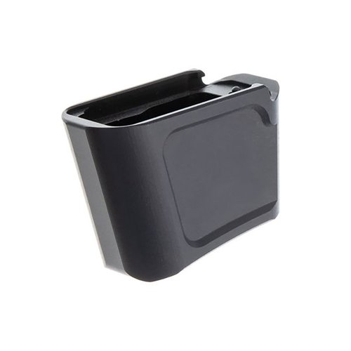 +3 magazine extension för Glock 43 ger snabb installation utan verktyg, ökar kapaciteten och behåller en sömlös profil för optimal ergonomi.