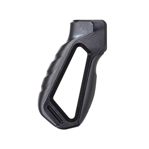 Uppgradera din AR-grepp med Concept One Grip i aluminium och gummi, som erbjuder ergonomi, stil och komfort för alla handstorlekar.