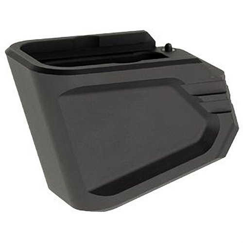 +5/4 MAGAZINE EXTENSION för Glock 17/22/34/35/19X/45 ger snabb installation utan verktyg, ökar kapaciteten med 5/4 skott och har ett greppvänligt design.