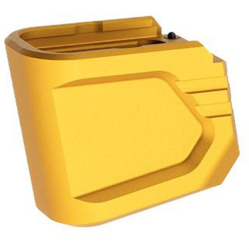 +4 magasinförlängning för Glock 43X/48 ger snabb installation utan verktyg, ökar kapaciteten med 4 skott och inkluderar en kraftfjäder för bättre prestanda.