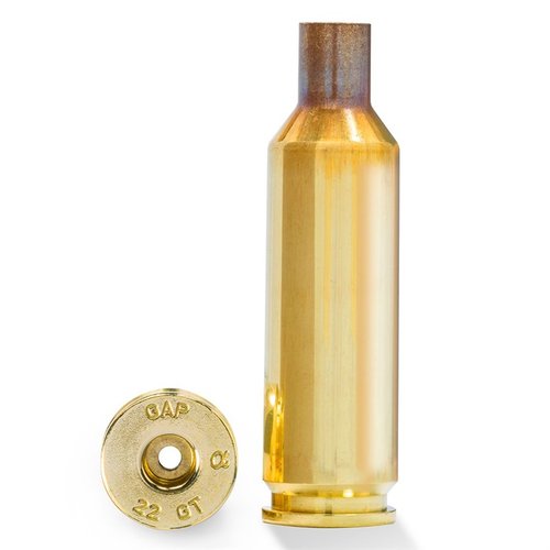 22 GT RIFLE BRASS erbjuder högre hastigheter, plattare banor och mindre rekyl, med lång livslängd på tändhålet och höljet tack vare optimiserad teknik.