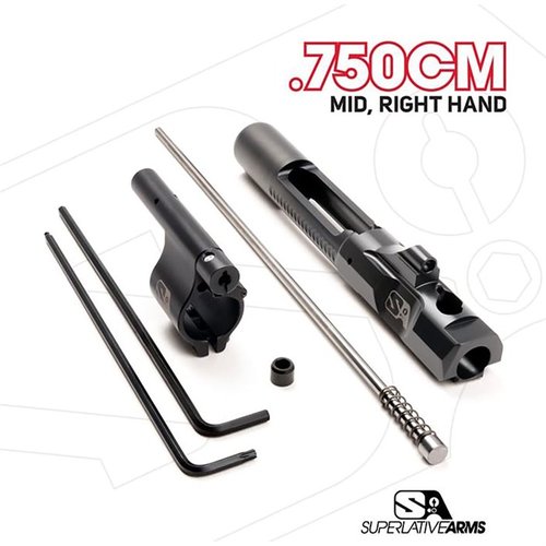 Superlative Arms AR-15 justerbart piston system ger renare drift, mindre rekyl och ökad hållbarhet med sin unika Bleed Off®-teknik för optimal gasreglering.