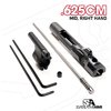 Superlative Arms AR-15 justerbart gas piston system ger renare drift, mindre kyleffekt, minskad rekyl och ökad hållbarhet utan gasflödesbegränsning.