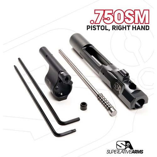 Superlative Arms AR-15 justerbart pistonsystem med solid 0.750" gasblock ger bättre gasflöde, minskad rekyl och renare drift för AR15-plattformen.