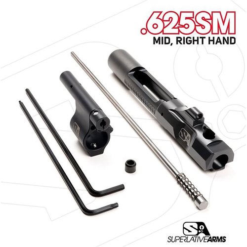 Superlative Arms AR-15 justerbart pistonsystem med Bleed Off®-läge ger renare drift, mindre rekyl och längre livslängd för dina komponenter.
