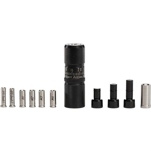 INFINITY APS DIE är den enda seating die du behöver för att ladda patroner från 223 Remington till 338 Lapua Magnum, med justerbar djup och flera tillbehör.