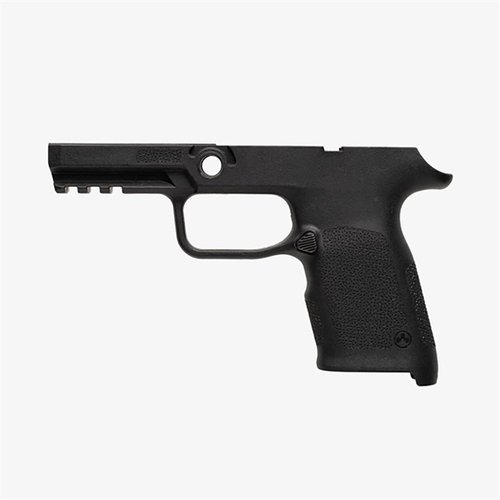 EHG SG9 gripram för SIG Sauer P320 Compact erbjuder ergonomisk design, fläxad magasinbrunn, Picatinny rail och Magpul Magazine Release för vänsterhänta.
