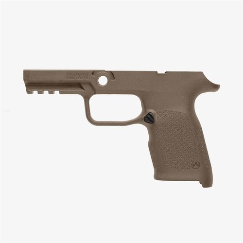 EHG SG9 gripram för SIG P320 Compact erbjuder ergonomisk design, flarad magasinbrunn, Picatinny rail och Magpul magasinrelease för vänsterhänta.