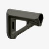 MOE RL Carbine Stock erbjuder justerbar längd (10.65" till 13.85"), förbättrad kindstöd och M-LOK fäste för ökad komfort och funktionalitet.
