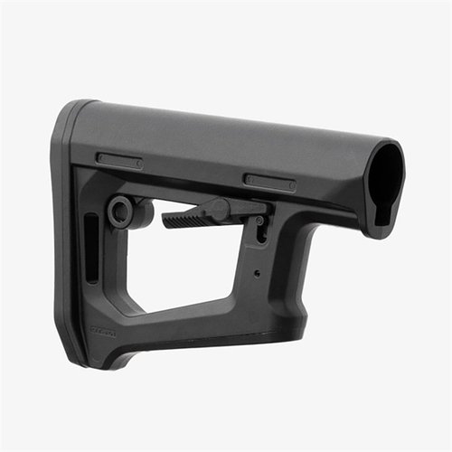 DT-PR kolv erbjuder förbättrad justering, ergonomi och stabilitet för precisionsskytte, med ambidextrös QD fäste och kompatibilitet med CTR Cheek Risers.