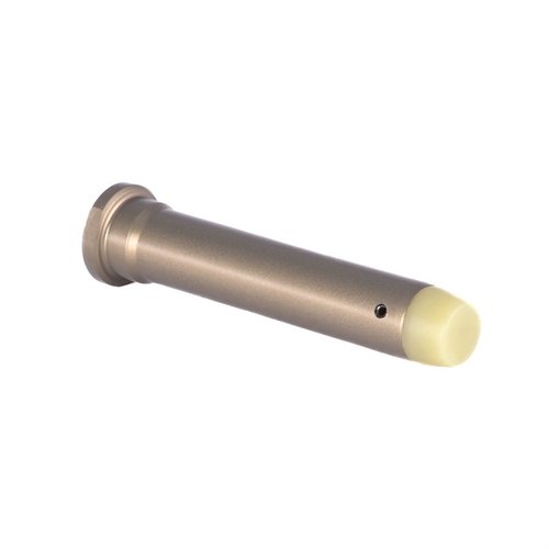 KAK Industries A5-längd buffer är tillverkad av 7075 aluminium, hårdanodiserad för hållbarhet och kompatibel med A5-längd buffer tubes och AR-15 fjädrar.